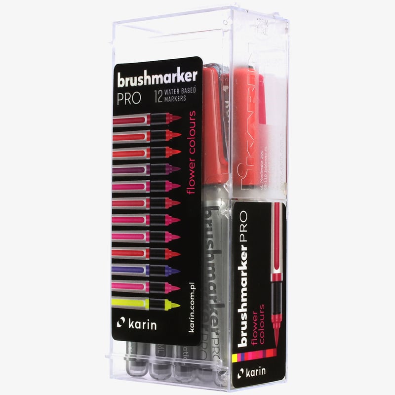 Karin Karin Brushmarker PRO Set - Flower Colours (Pack of 12)