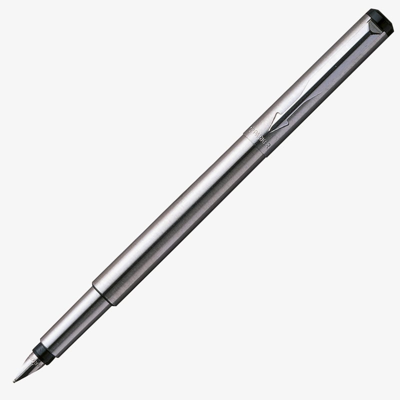 Parker Parker Vector Fountain Pen - Stainless Steel Chrome Trim
