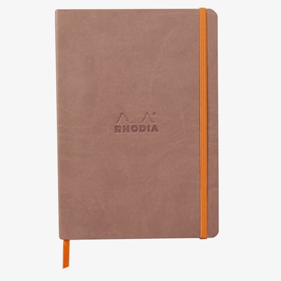 Rhodia Softcover Notebook - A5 - Rosewood - Dotted