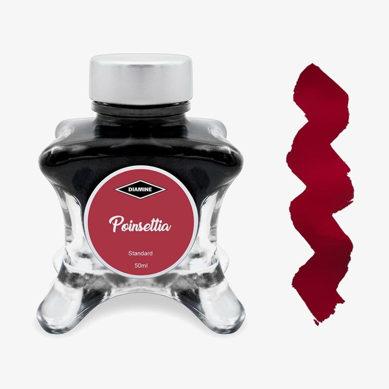 Diamine Inks Diamine Inkvent Christmas Ink Bottle 50ml - Poinsettia