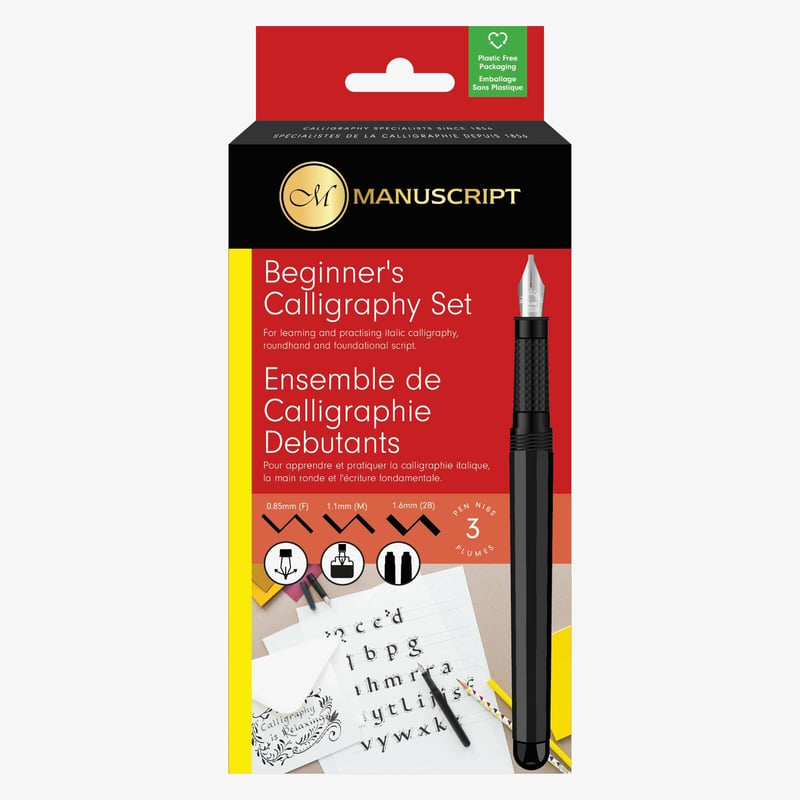 Manuscript Manuscript Beginner's Calligraphy Set - Right Handed
