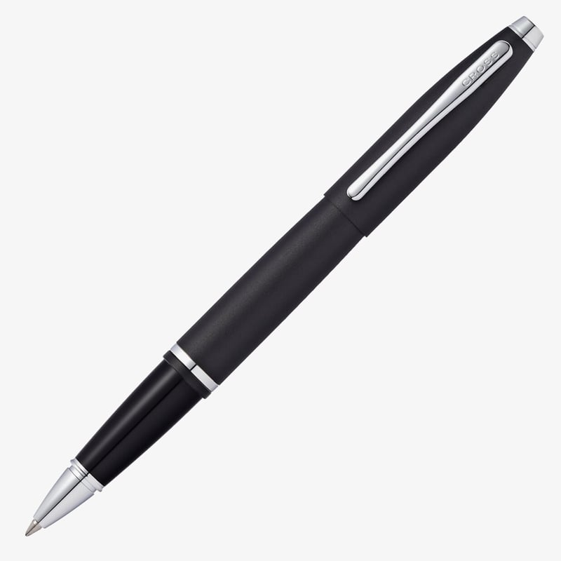 Cross Cross Calais Rollerball Pen - Matte Black Chrome Trim