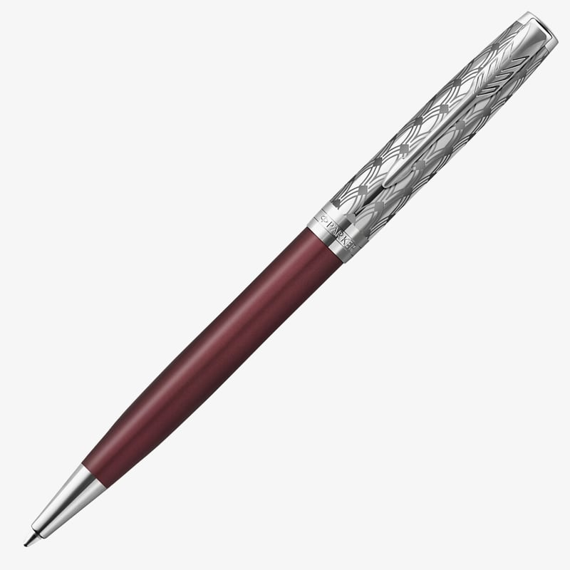 Parker Parker Sonnet Premium Ballpoint Pen - Metal & Red