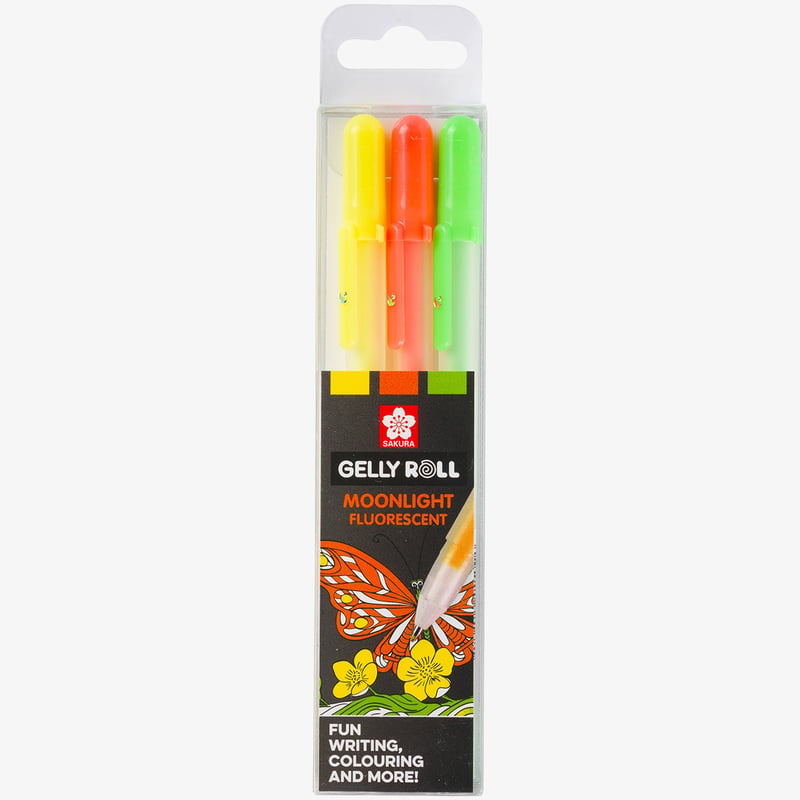 Sakura Sakura Gelly Roll Moonlight Gel Pens - Happy Set (Pack of 3)