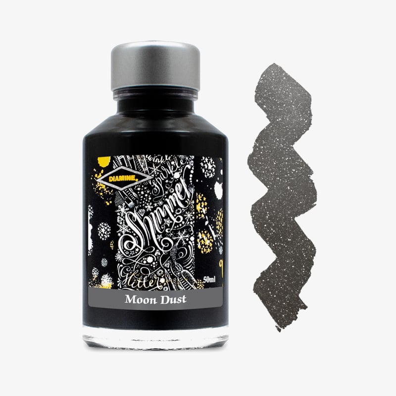Diamine Inks Diamine Shimmering Ink Bottle 50ml - Moon Dust