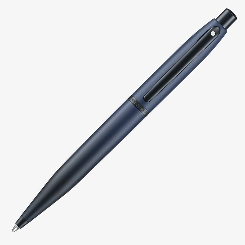 Sheaffer Sheaffer VFM Ballpoint Pen - Matte Blue with Matte Black PVD Trim