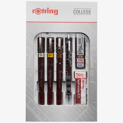 Rotring Isograph College Set - 0.25mm/0.35mm/0.50mm