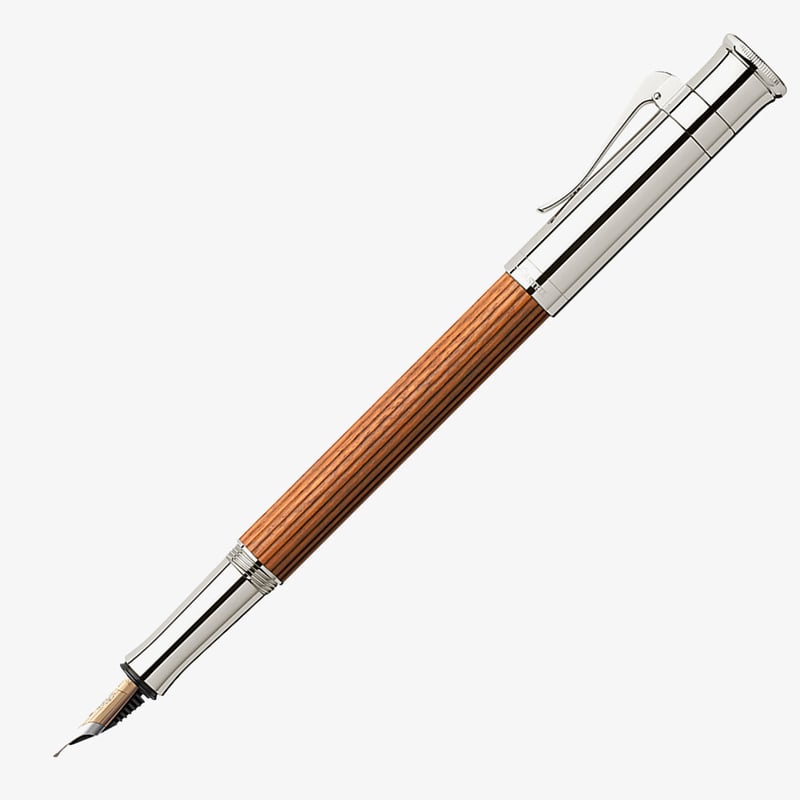 Graf von Faber-Castell Graf von Faber-Castell Classic Fountain Pen - Pernambuco Platinum Plated