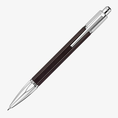 Caran d'Ache Varius Ebony Mechanical Pencil - 0.7mm - Rhodium Coated