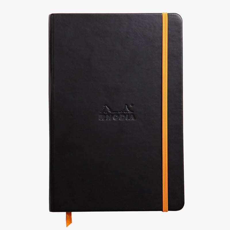 Rhodia Rhodia Hardcover Notebook - A5 - Black - Lined