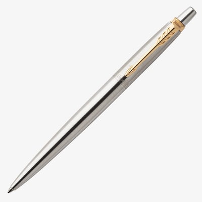 Parker Jotter Ballpoint Pen - Stainless Steel Gold Trim
