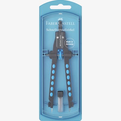 Faber-Castell Quick-set Compass - Factory Pearl Blue