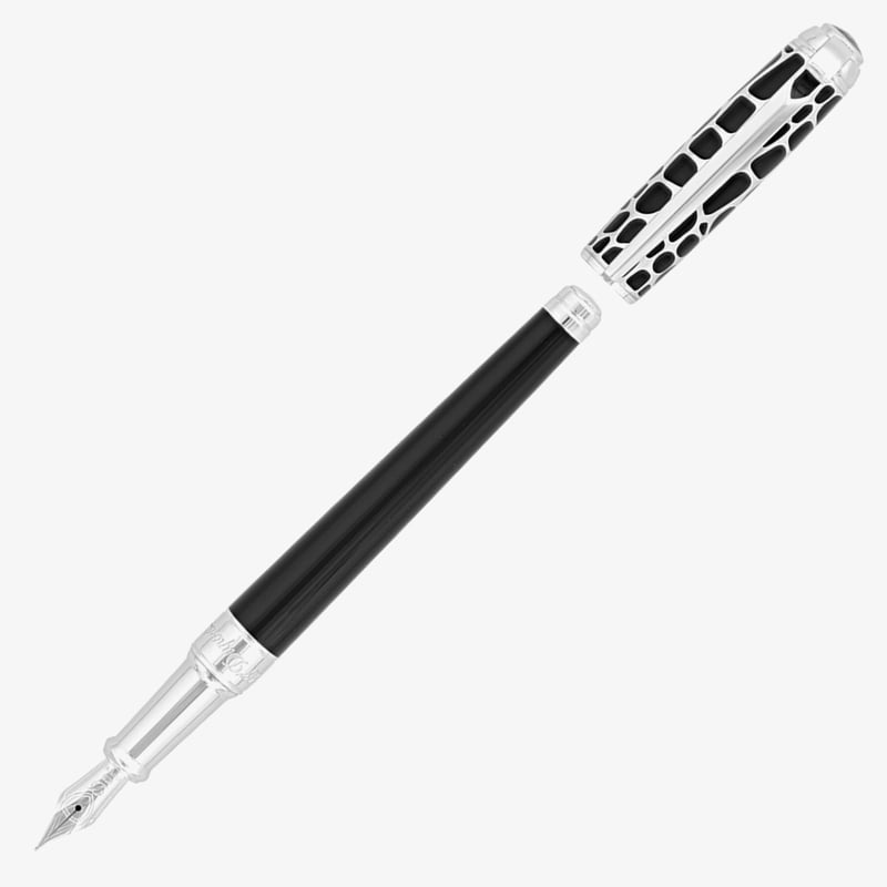 S.T. Dupont S.T. Dupont Line-D Medium Fountain Pen - Dandy Black