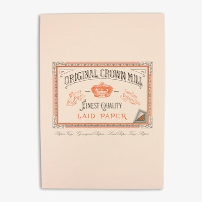 Crown Mill Classics A4 Paper Pad - 50 Sheets - Pink