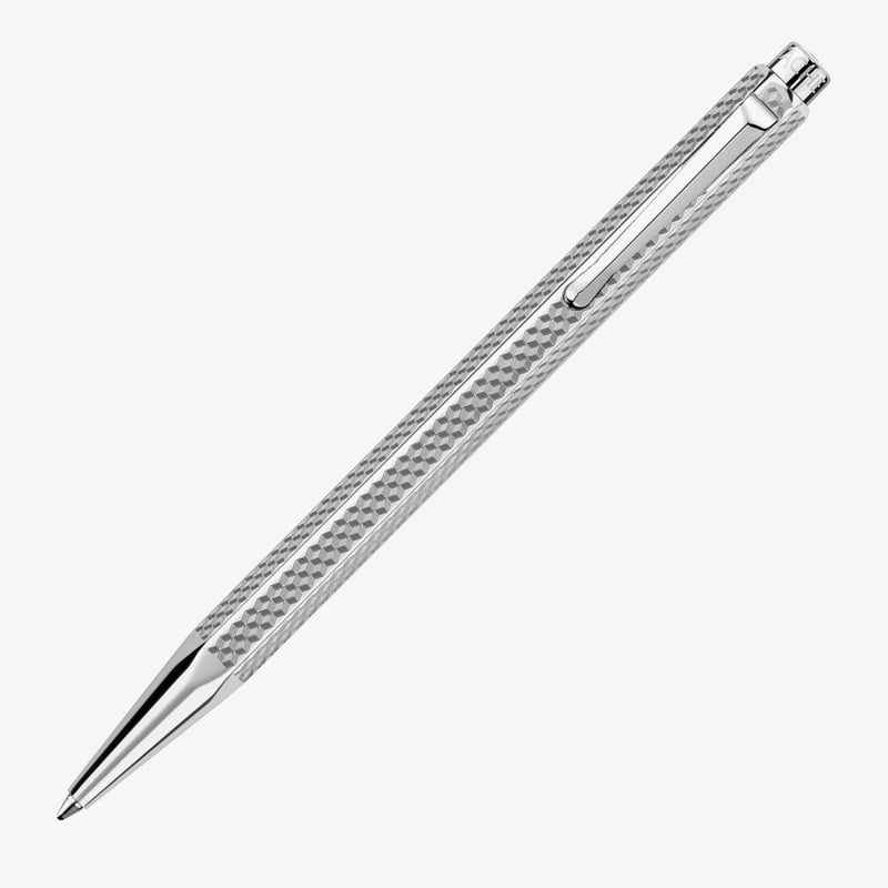Caran d'Ache Caran d'Ache Ecridor Ballpoint Pen - Cubrik Palladium Coated