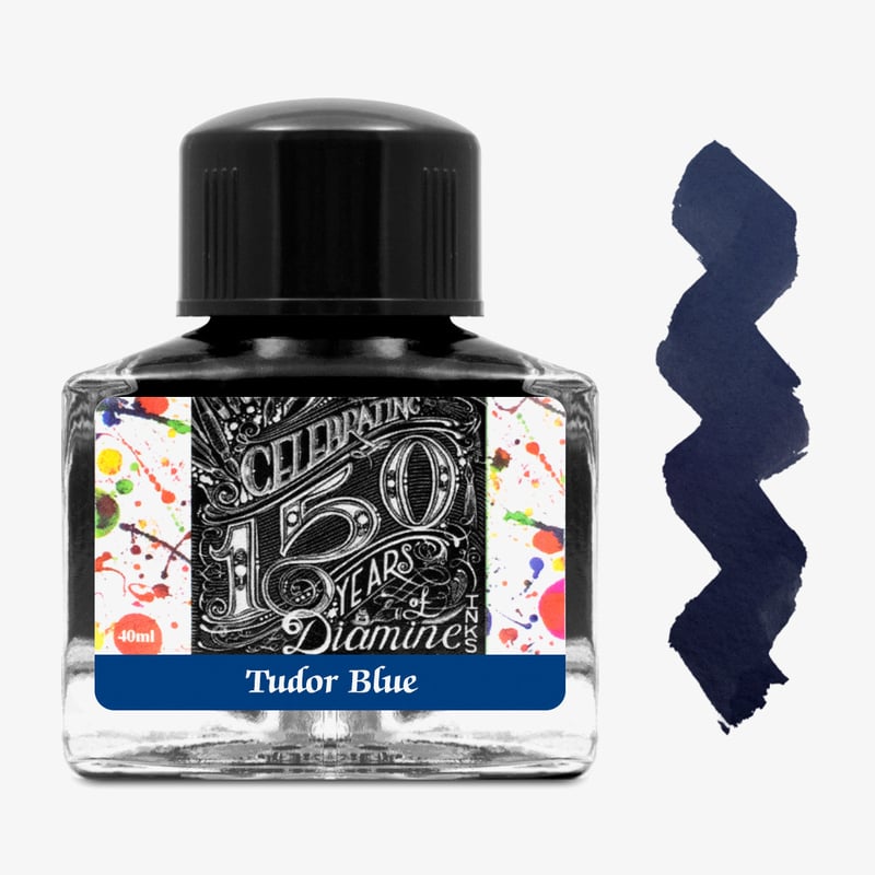 Diamine Inks Diamine 150th Anniversary Ink Bottle 40ml - Tudor Blue