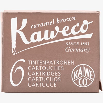 Kaweco Ink Cartridges - Caramel Brown (Pack of 6)