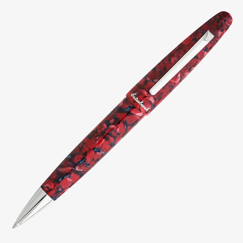 Esterbrook Esterbrook Estie Ballpoint Pen - Scarlet Palladium Trim