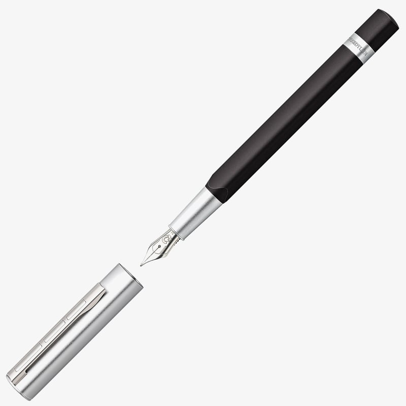 Staedtler Staedtler TRX Fountain Pen - Black Chrome Trim