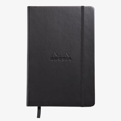 Rhodia Webnotebook - Medium - Black - Plain