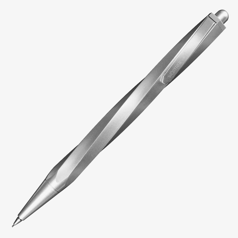 Wörther Worther Spiral Mechanical Pencil - Aluminium