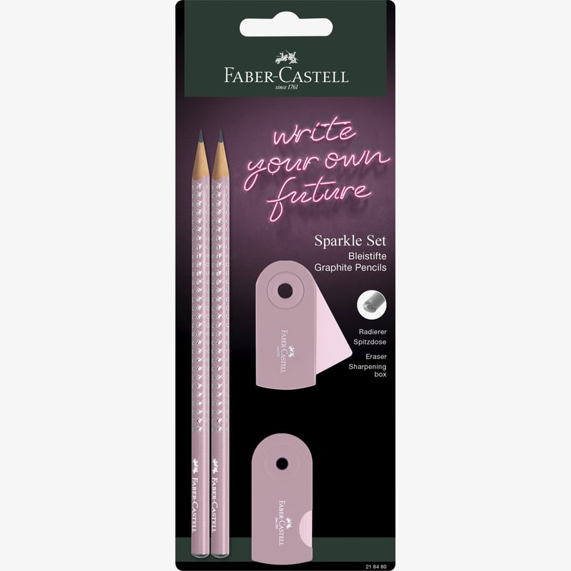 Faber-Castell Faber-Castell Sparkle Pencil Set - Rose Shadows