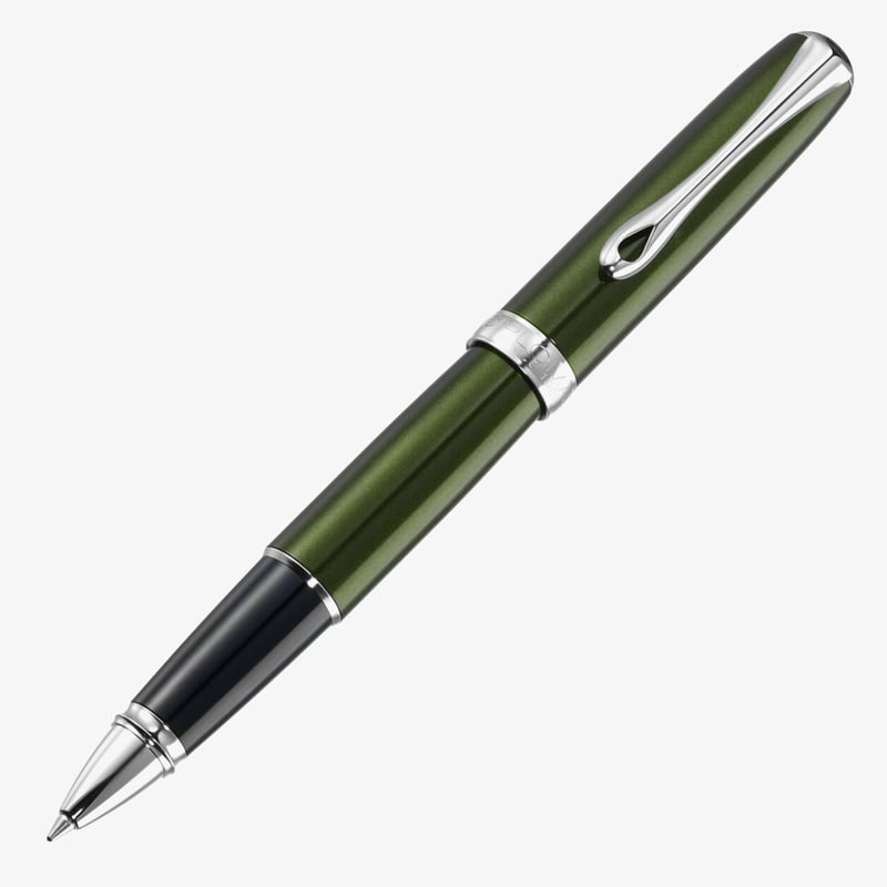 Diplomat Diplomat Excellence A2 Rollerball Pen - Evergreen Chrome Trim