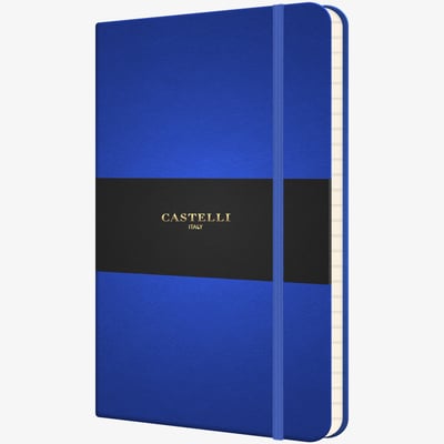 Castelli Flexible Pocket Notebook - Ruled - French Blue