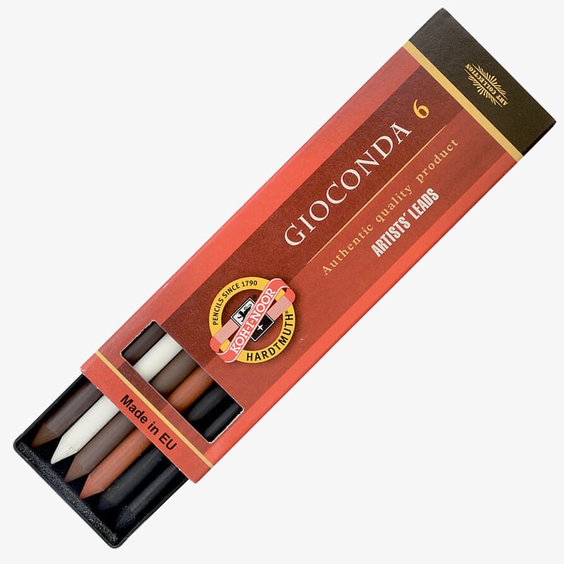 Koh-I-Noor Koh-I-Noor 4869 i Drawing Chalks - 5.6mm - Assorted Colours (Pack of 6)