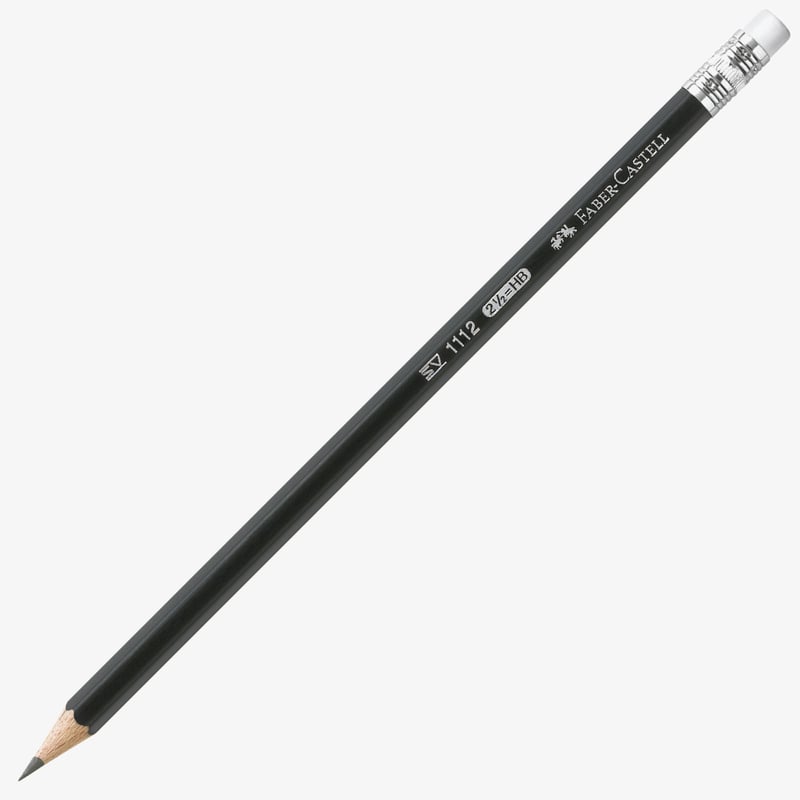 Faber-Castell Faber-Castell 1112 Graphite Pencil with Eraser - HB