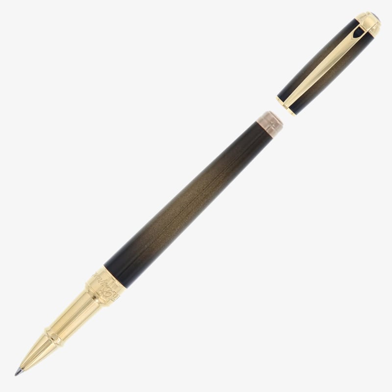 S.T. Dupont S.T. Dupont Line-D Medium Rollerball Pen - Sunburst Bronze