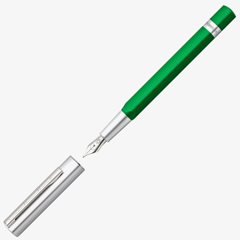 Staedtler Staedtler TRX Fountain Pen - Green Chrome Trim