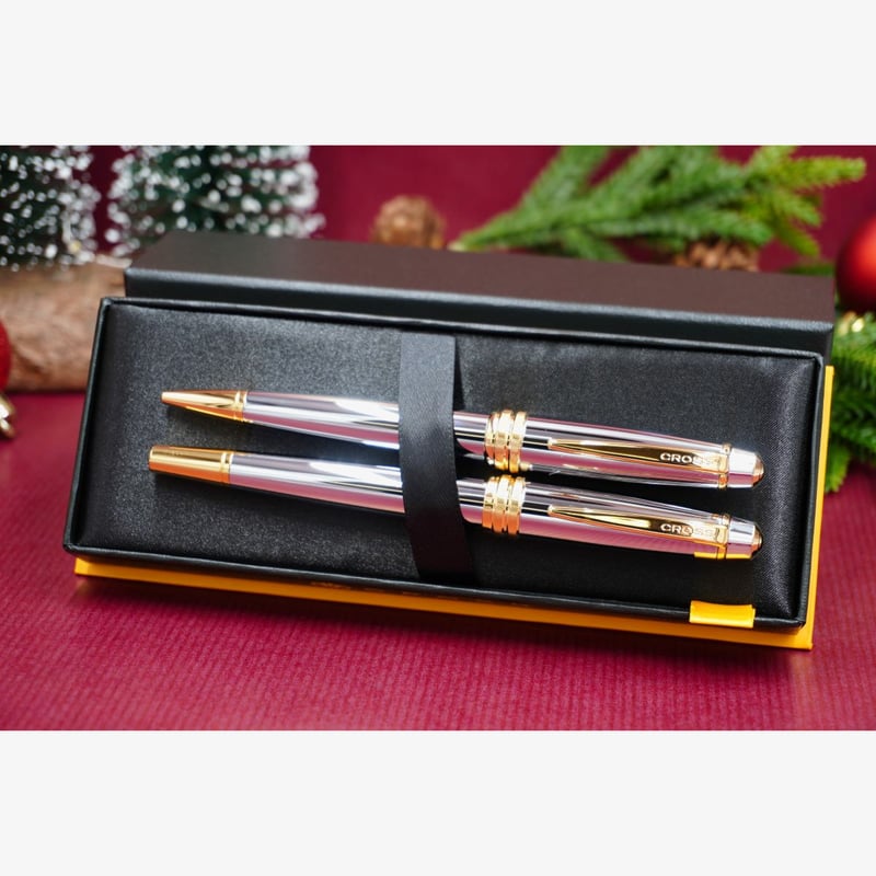 Cross Cross Bailey Ballpoint Pen & Fountain Pen Gift Set - Medalist