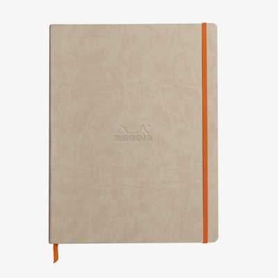Rhodia Softcover Notebook - A4 - Beige - Lined