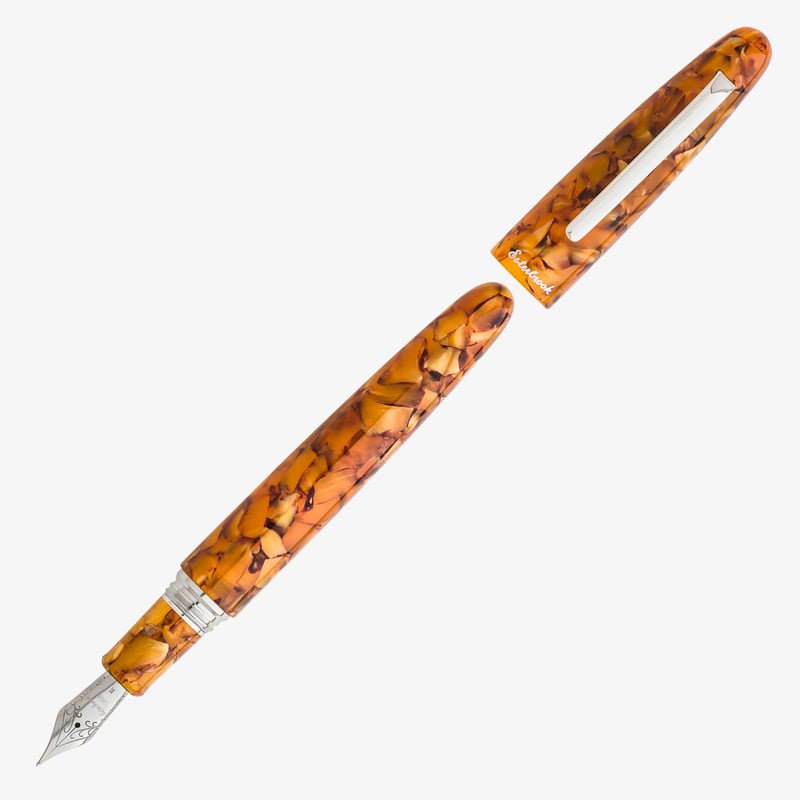 Esterbrook Esterbrook Estie Oversize Fountain Pen - Honeycomb Palladium Trim
