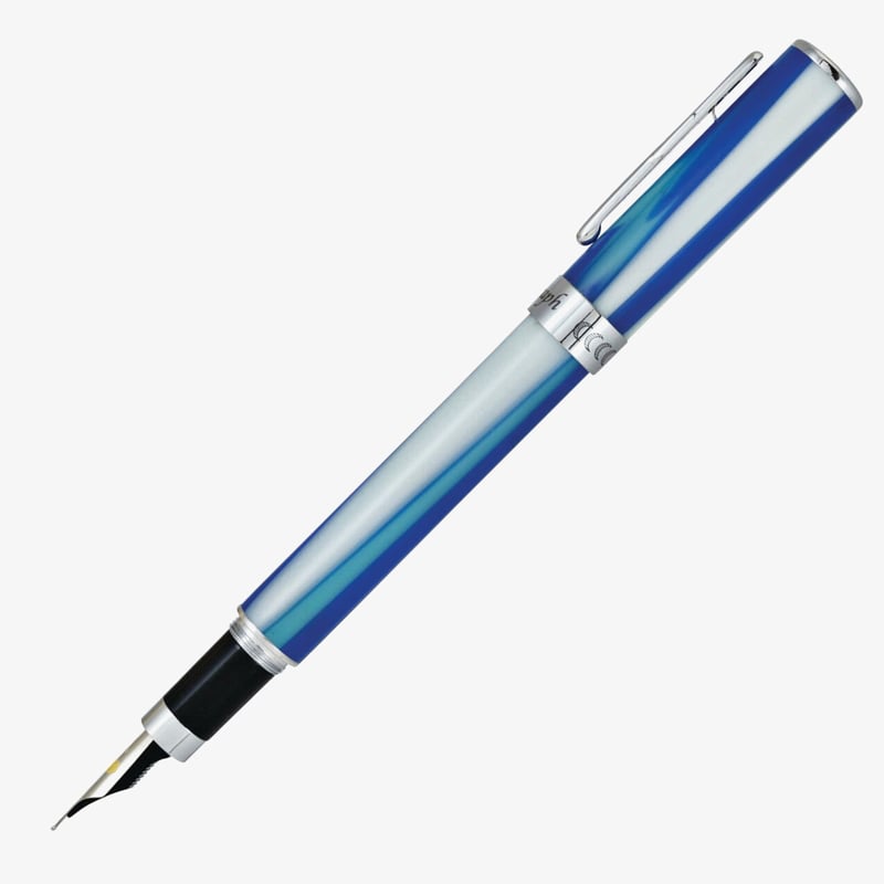 Conklin Stylograph Fountain Pen - Matte Arctic Blue