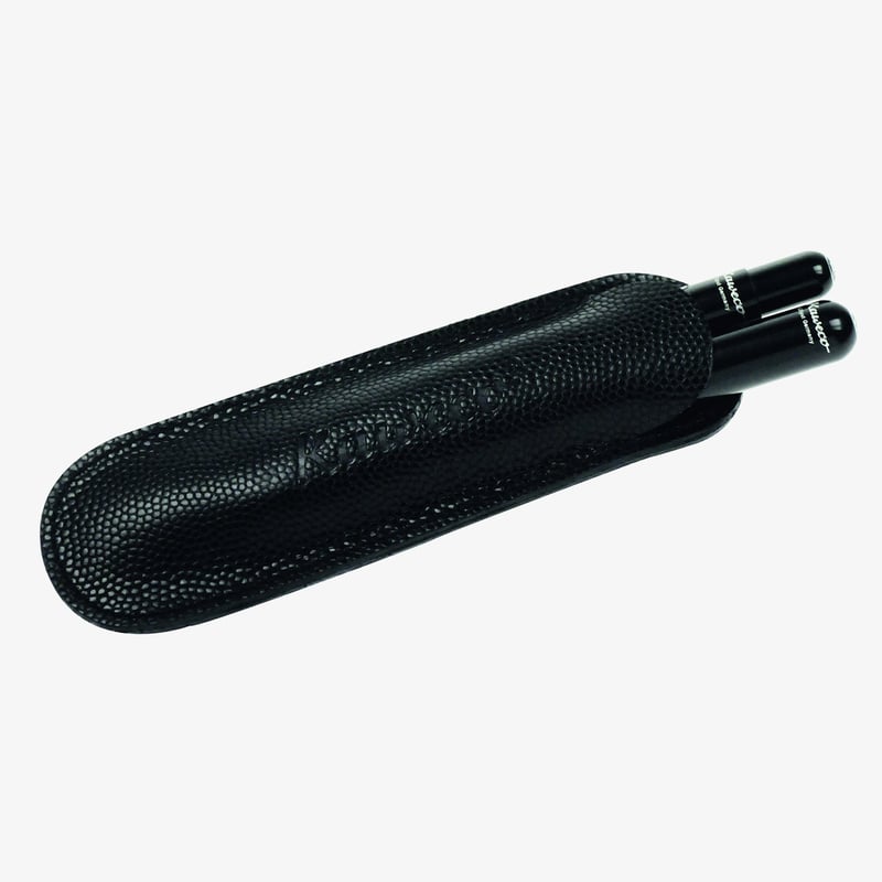 Kaweco Kaweco Eco Leather Pouch for Liliput Pens - Black - Double