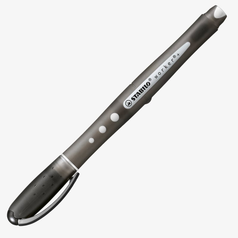 STABILO STABILO worker+ colorful Rollerball Pen - Black