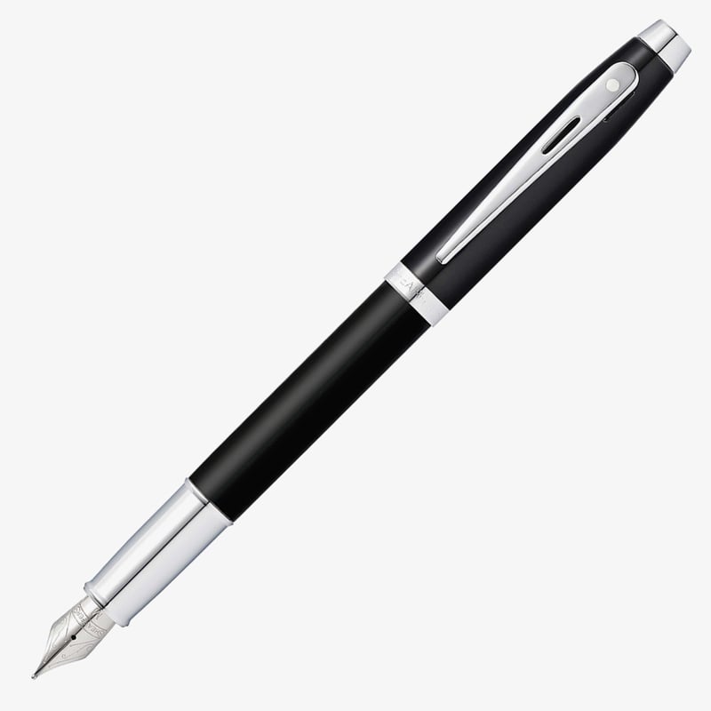 Sheaffer Sheaffer 100 Fountain Pen - Matte Black Chrome Trim