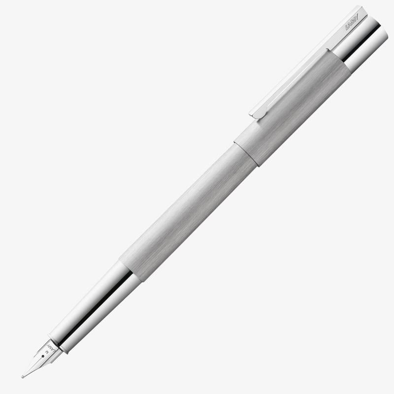 Lamy Lamy Scala Fountain Pen - Brushed Stainless Steel