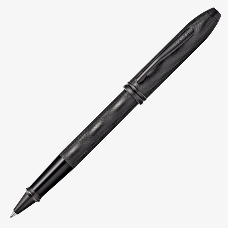 Cross Cross Townsend Rollerball Pen - Micro Knurled Black PVD