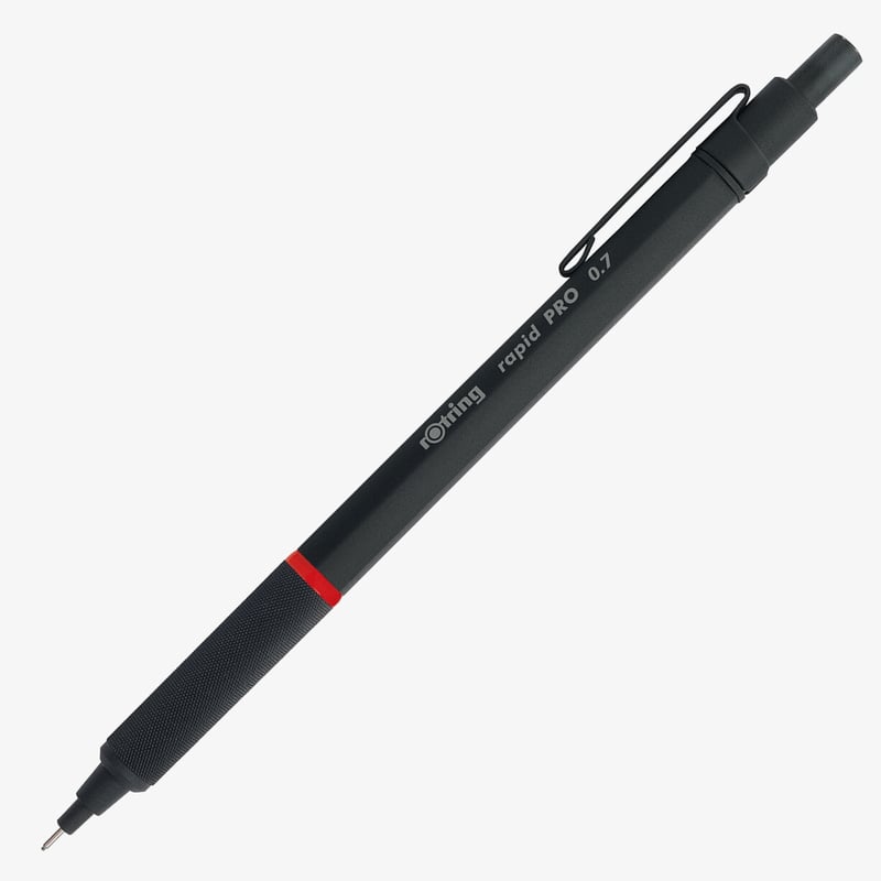 Rotring Rotring Rapid Pro Mechanical Pencil - Black - 0.70mm