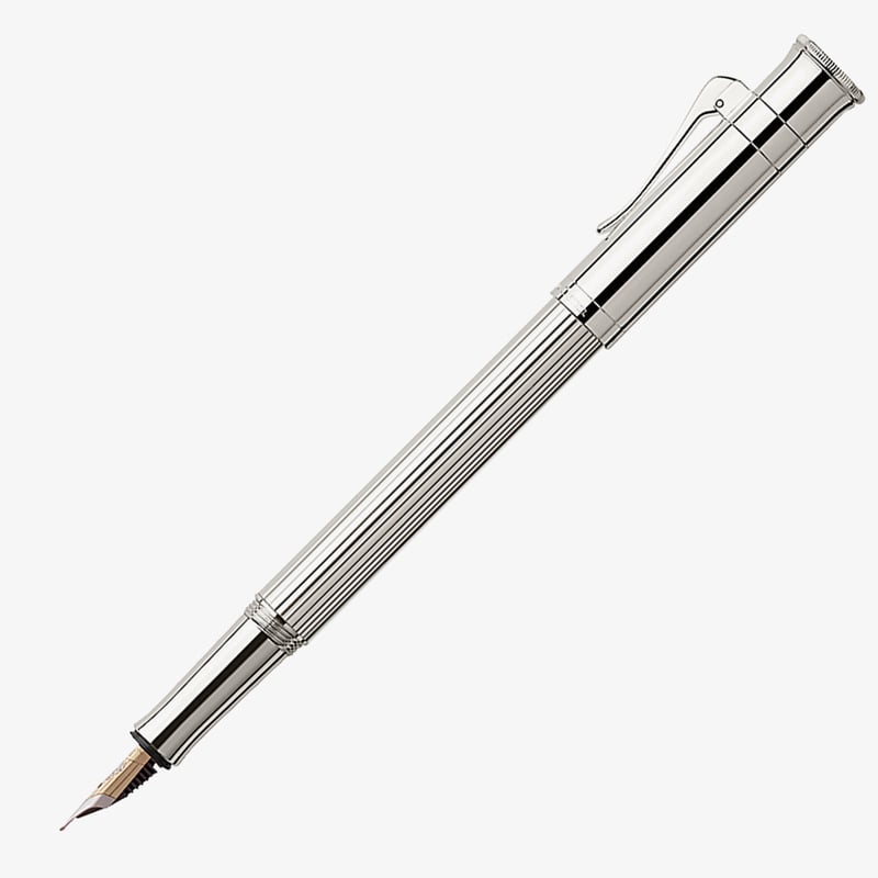 Graf von Faber-Castell Graf von Faber-Castell Classic Fountain Pen - Platinum Plated