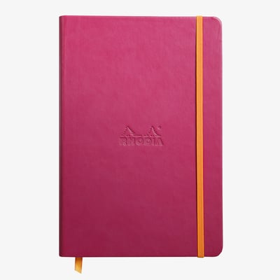 Rhodia Hardcover Notebook - A5 - Raspberry - Lined