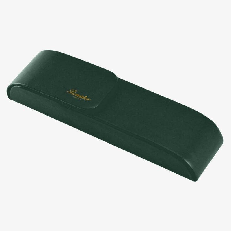 Pineider Pineider Pen Case for Two Pens - Serpentine Green