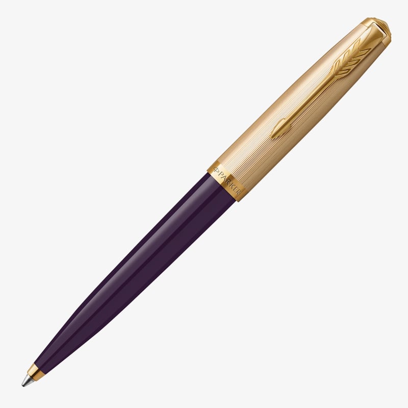 Parker Parker 51 Ballpoint Pen - Plum Resin Gold Trim