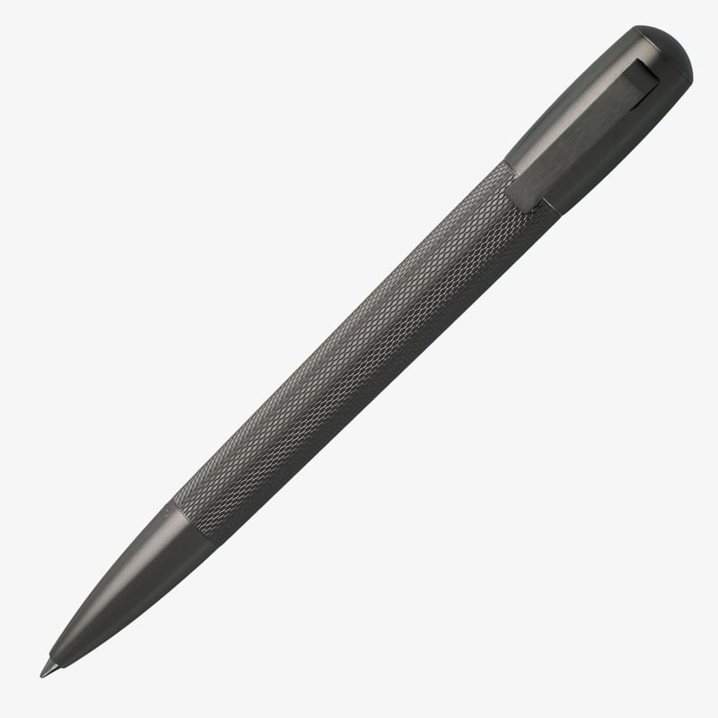 Hugo Boss Hugo Boss Pure Ballpoint Pen - Matte Dark Chrome