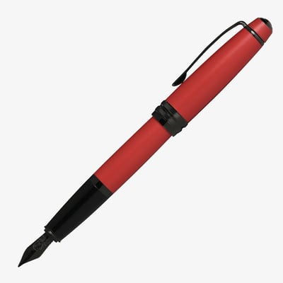 Cross Bailey Fountain Pen - Matte Red Lacquer