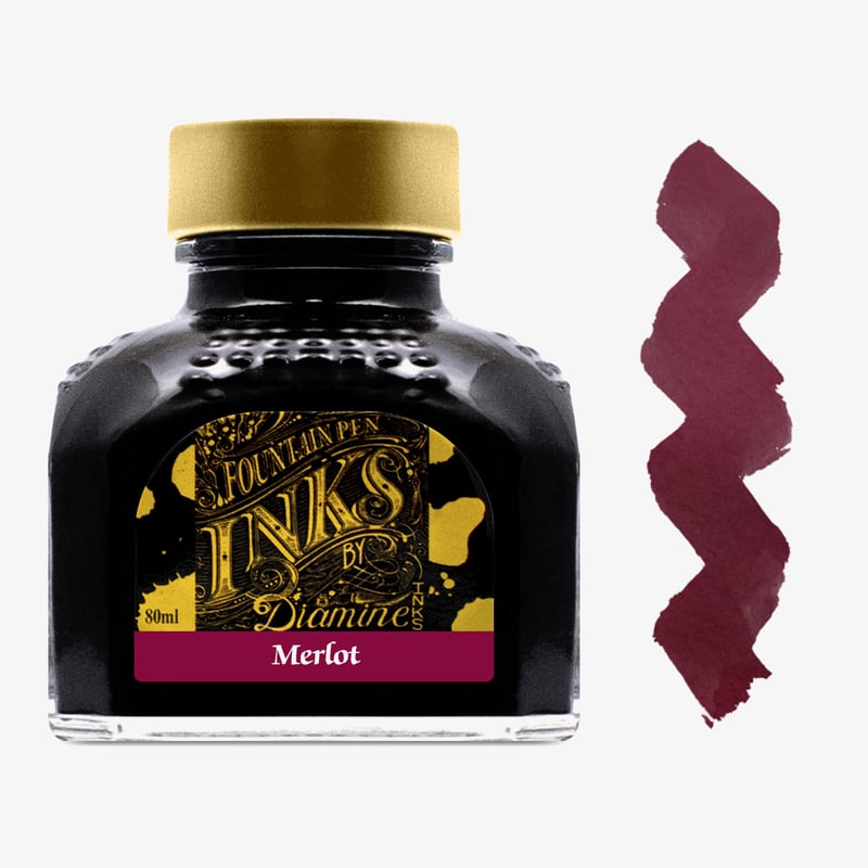 Diamine Inks Diamine Ink Bottle 80ml - Merlot
