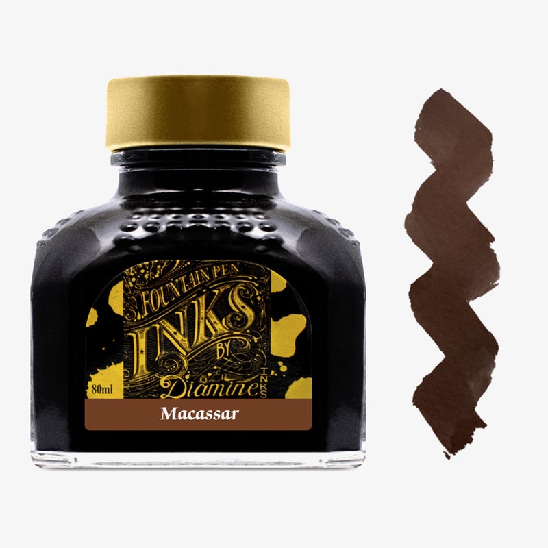 Diamine Inks Diamine Ink Bottle 80ml - Macassar